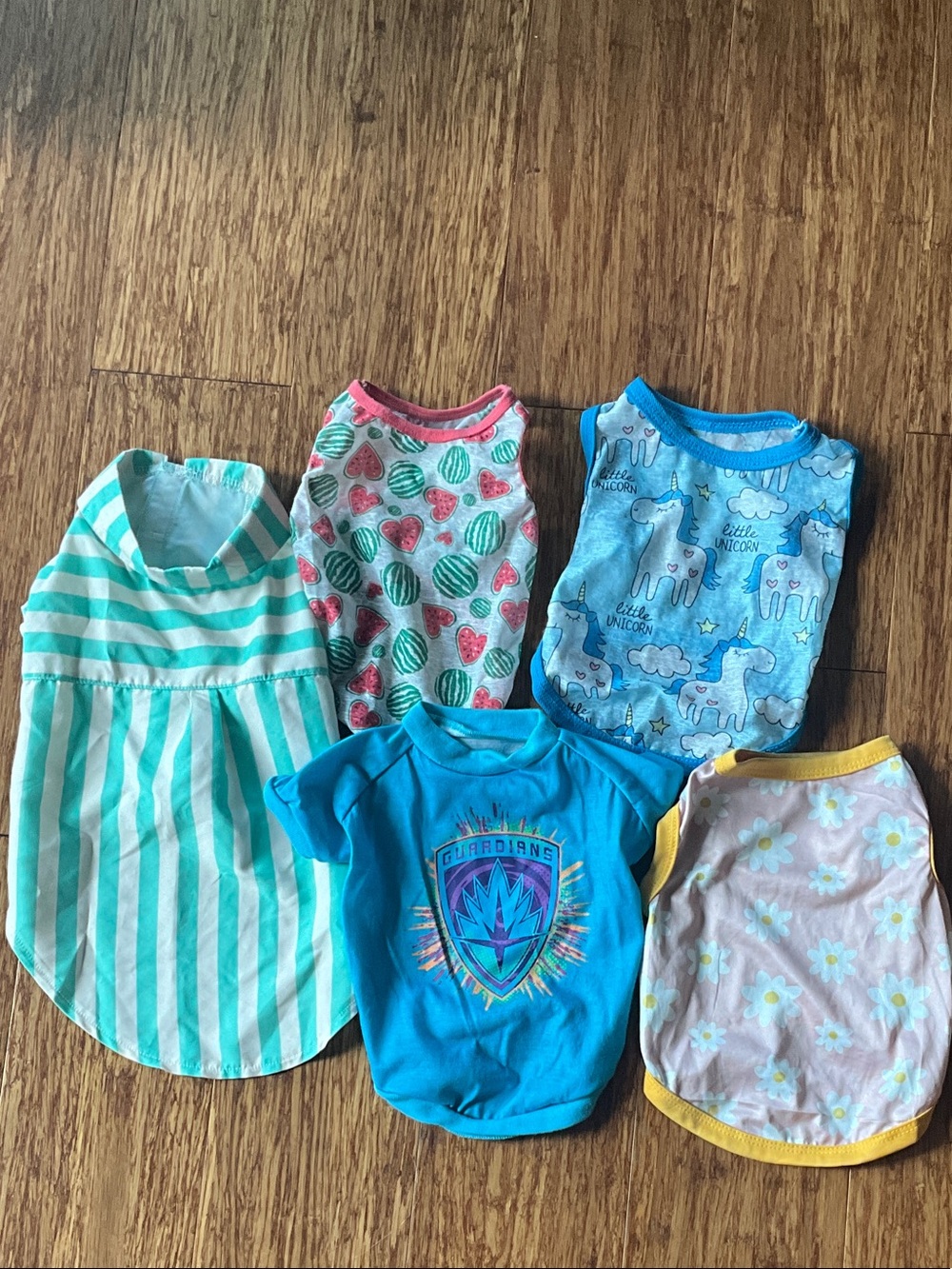 Bundle of Cute Dog Shirts - Small